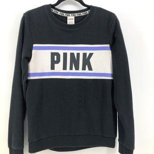 PINK VICTORIA'S SECRET Oversized Sweatshirt Black